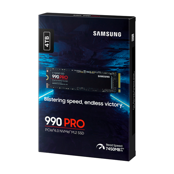Samsung 990 PRO PCIe 4.0 SSD / 4TB SSD - 7540 MB/s